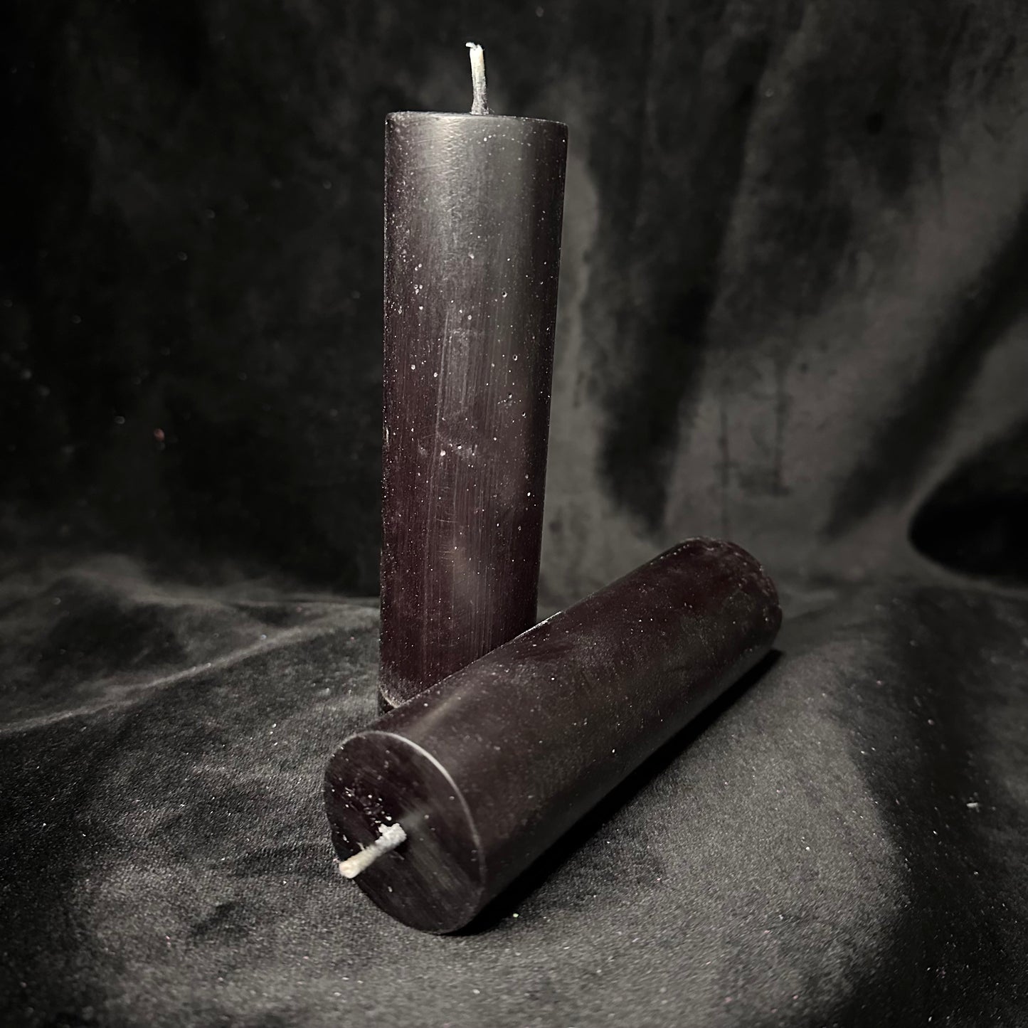 Black Paraffin Dripping Pillar Wax Play Candle