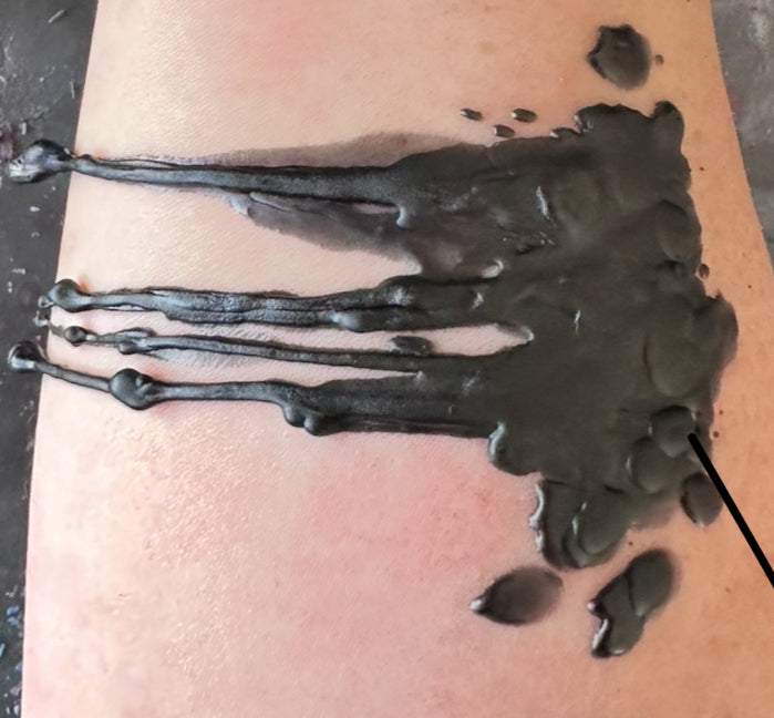 Black Paraffin Dripping Pillar Wax Play Candle