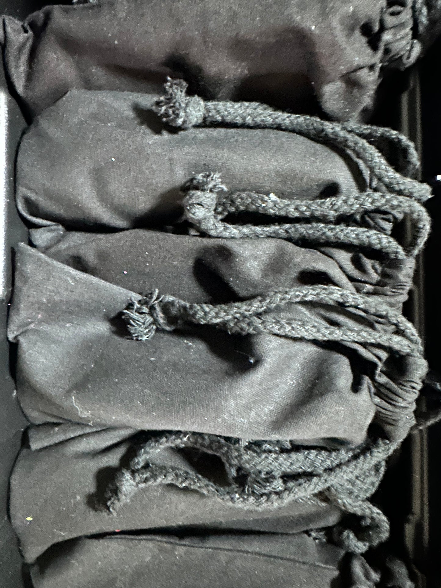 Black Canvas Candle Bag