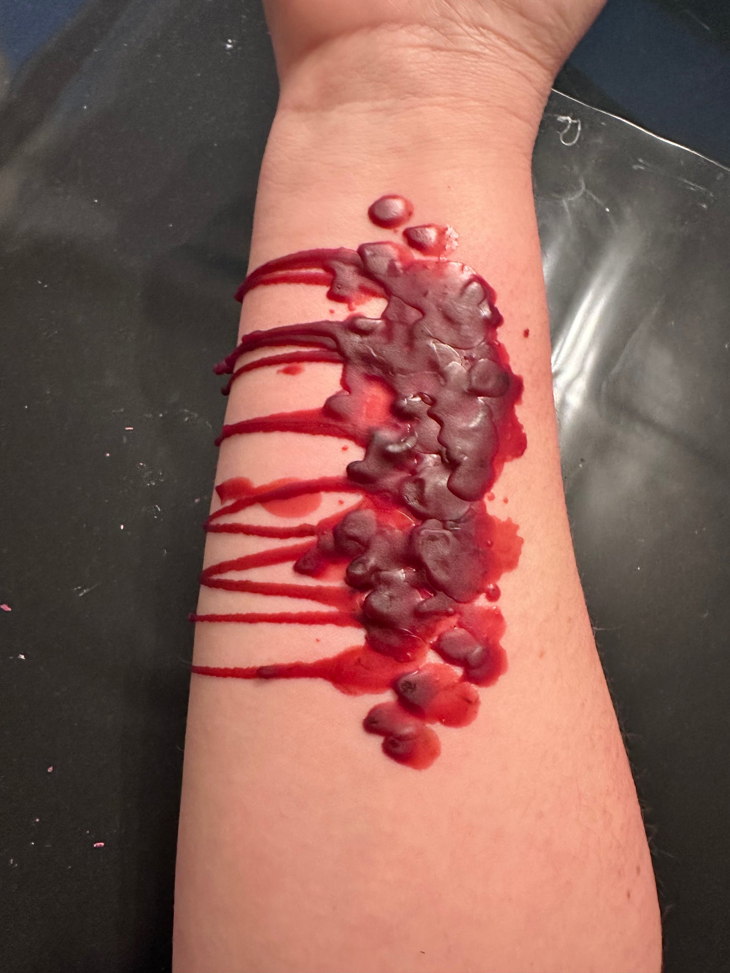 Blood Red Paraffin Dripping Pillar Wax Play Candle