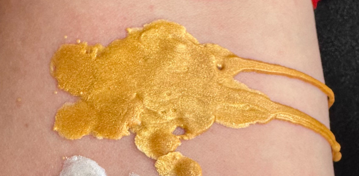 Molten Gold Paraffin Dripping Pillar Wax Play Candle