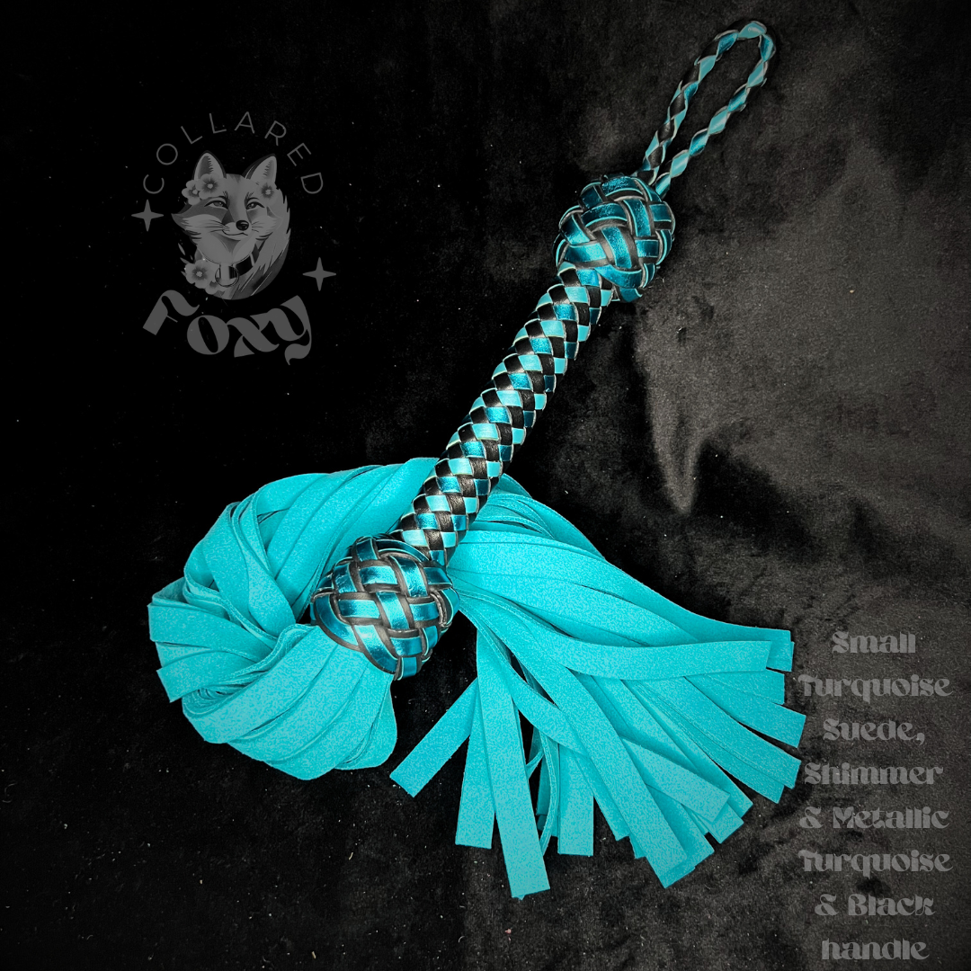 Small Turquoise Suede Flogger