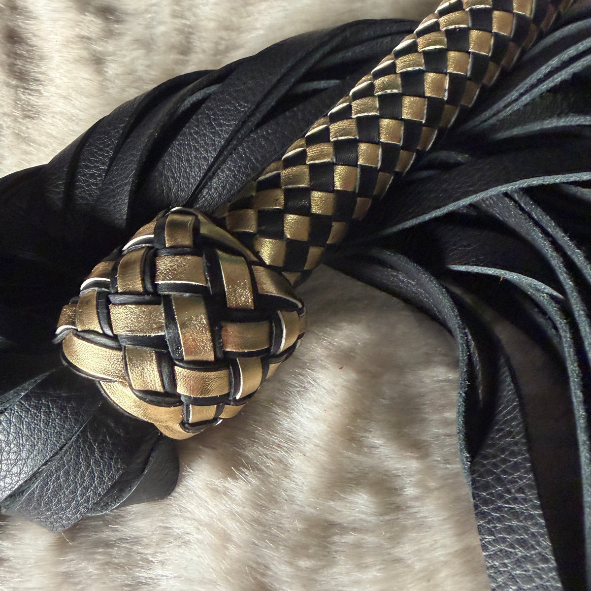 Bullion | Black Furla Cowhide Flogger