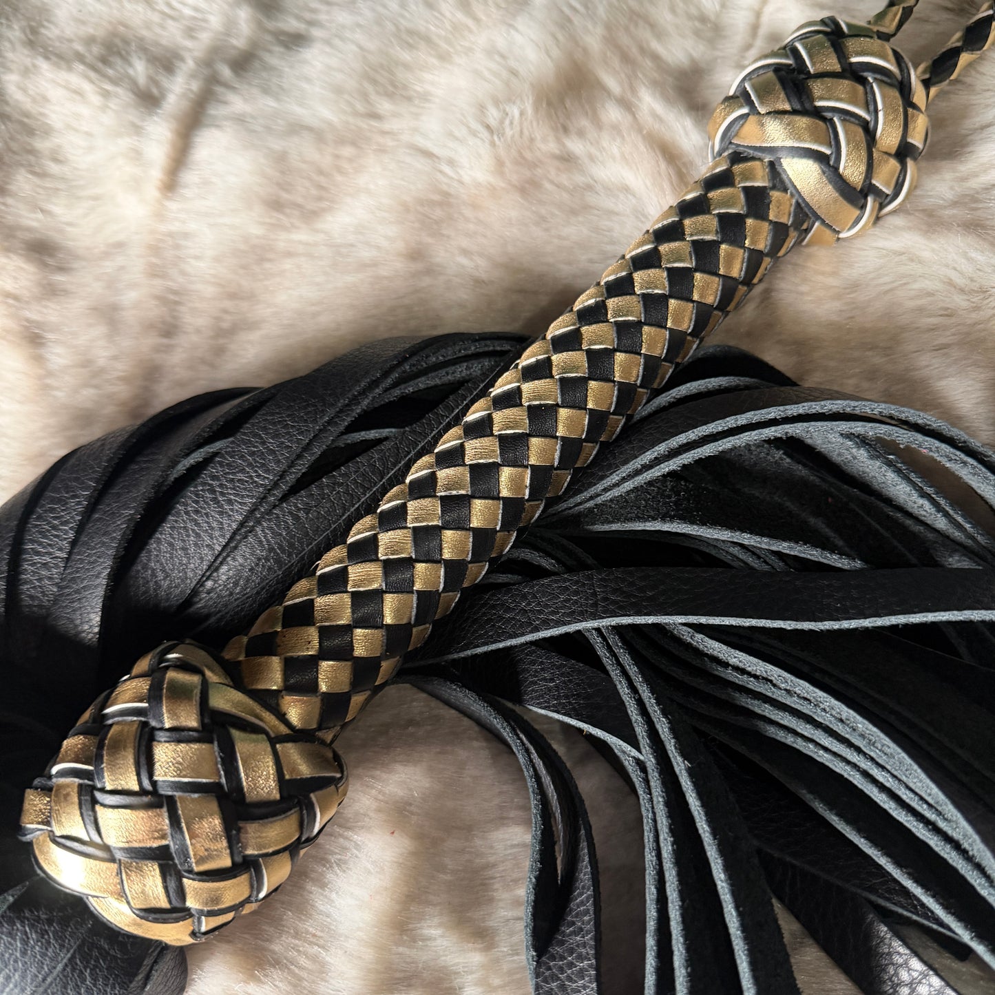 Bullion | Black Furla Cowhide Flogger