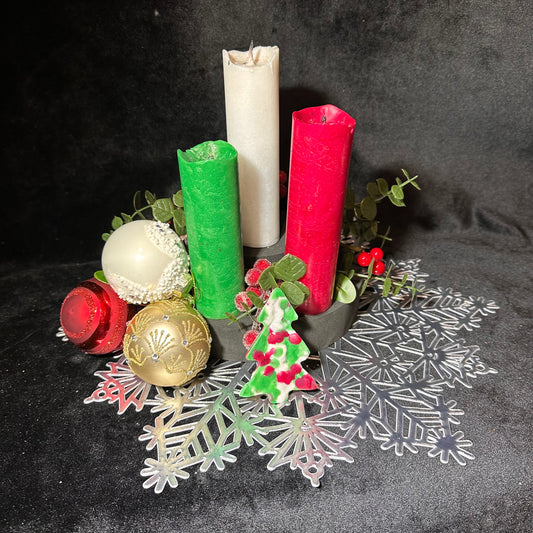 Festive AF Metallic Wax Play Candle Bundle